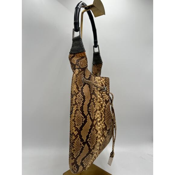 Gucci Vintage Tom Ford Python Bamboo Shoulder Bag [Refurbished] - Picture 2 of 15